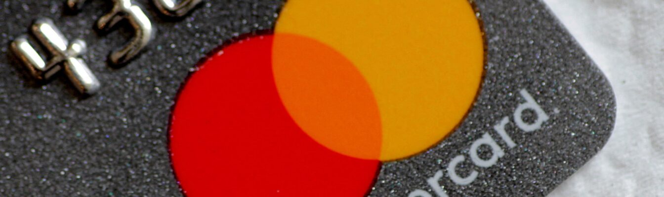 FILE PHOTO: Illustration photo of a Mastercard logo on a credit card