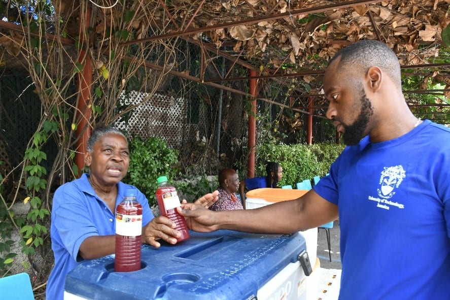 Darion Renford and African Gardens Founder