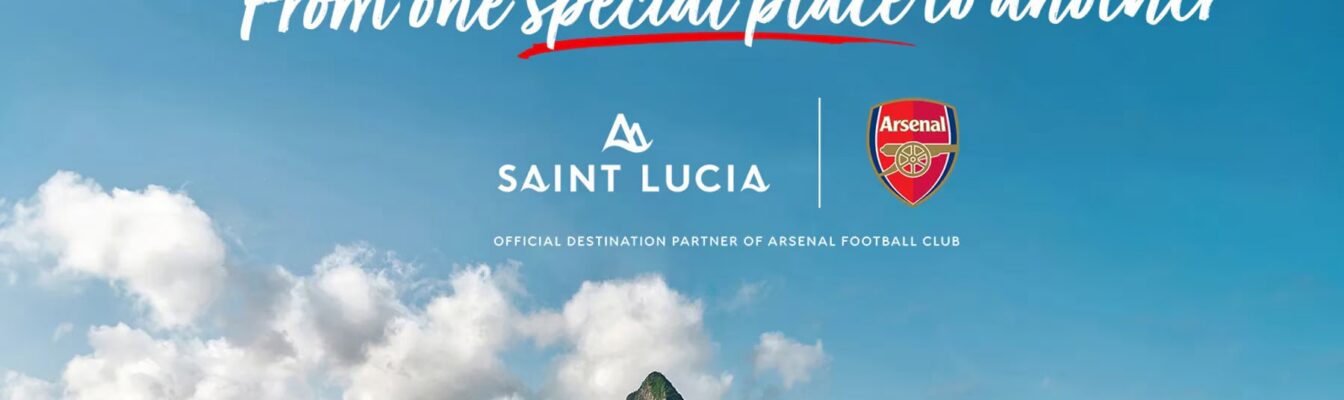 Saint Lucia shows off Tourism campaign at Arsenal’s Emirates Stadium