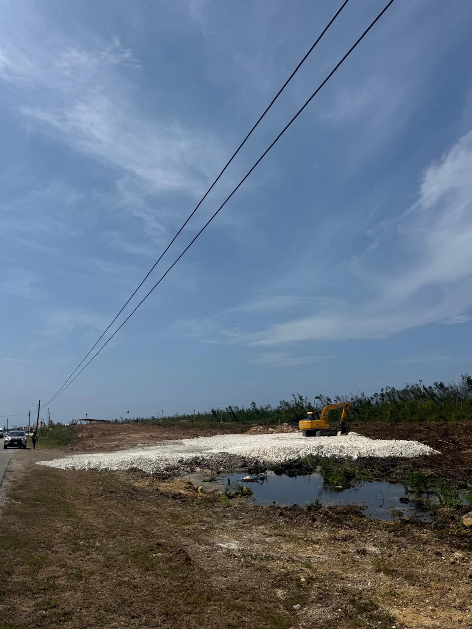 Clearance of wetland area in Falmouth