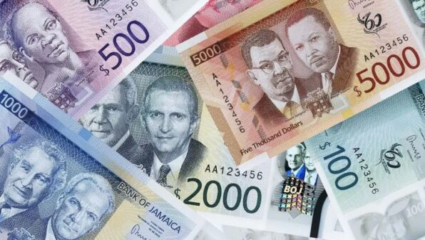 Jamaica currency bank notes