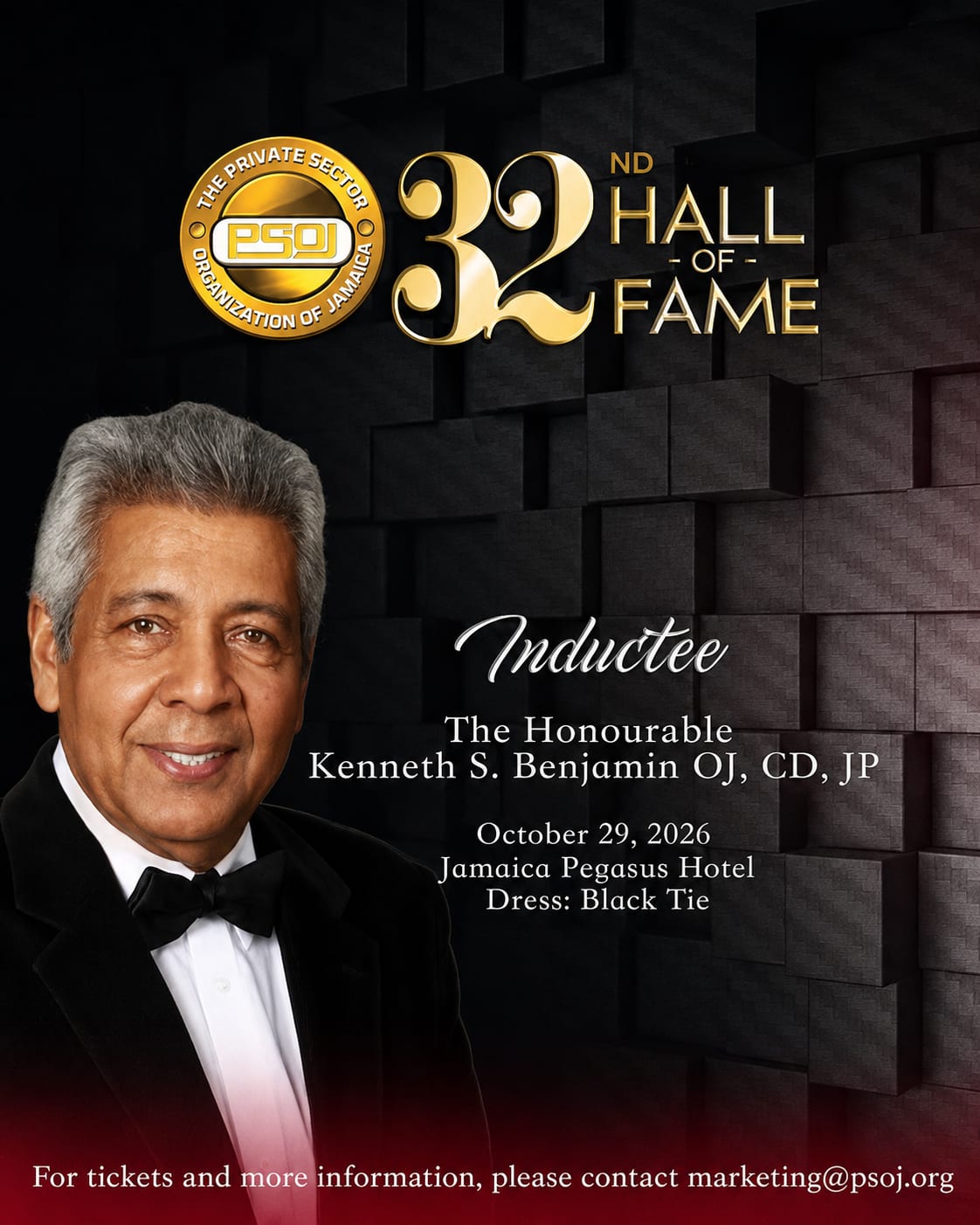PSOJ Hall of Fame Kenny Benjamin
