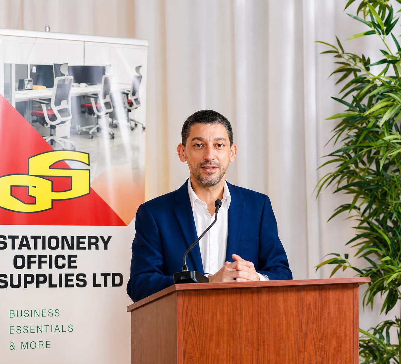 SOS Stationery Office Supplies Allan McDaniel, Managing Director