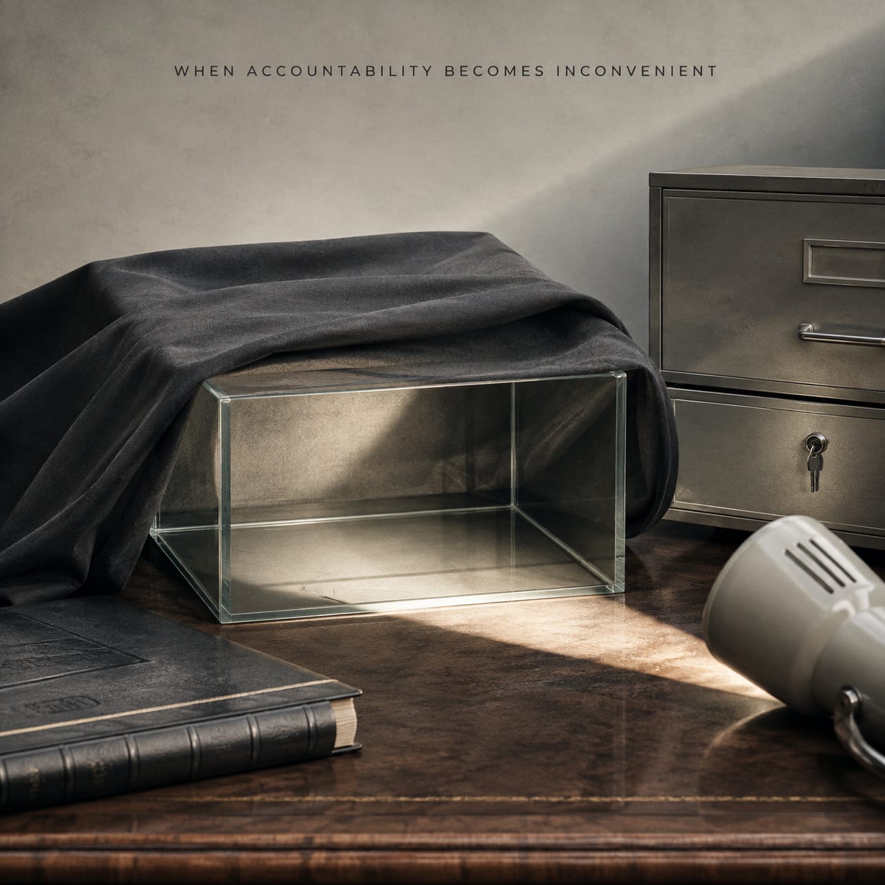 Transparency become inconvinient