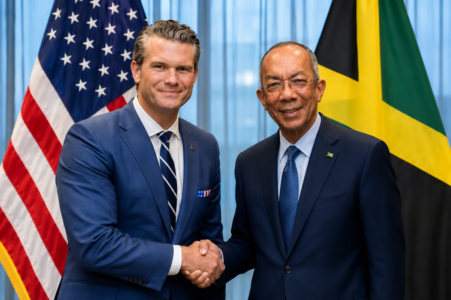 U.S.-Secretary-of-Defense-Pete-Hegseth-and-Jamaicas-Deputy-Prime-Minister-and-M 2
