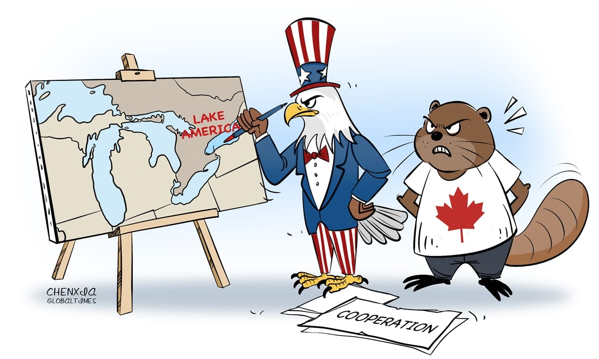 US-Canada spat. Illustration_ Chen Xia_GT