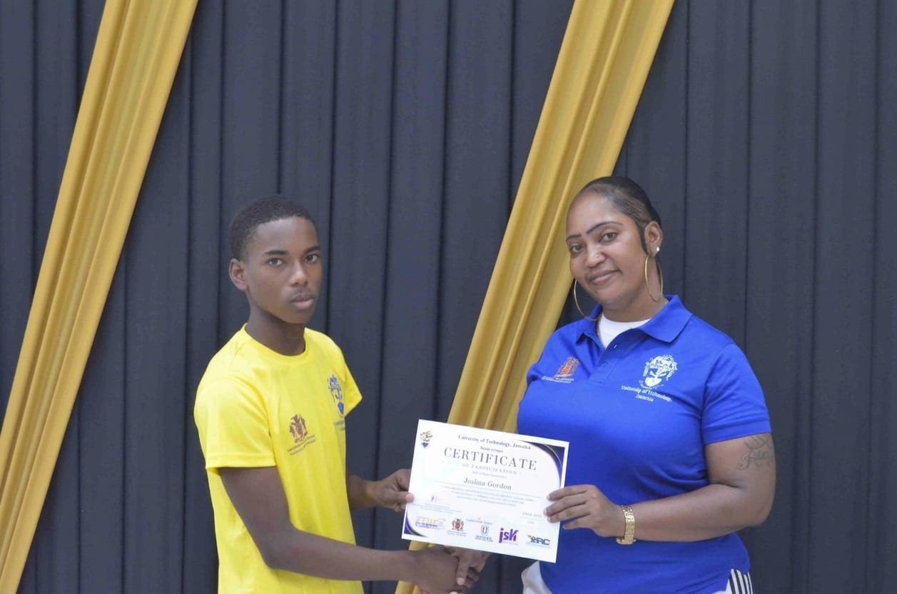 UTech, Ja STEM Summer camp certificate 2