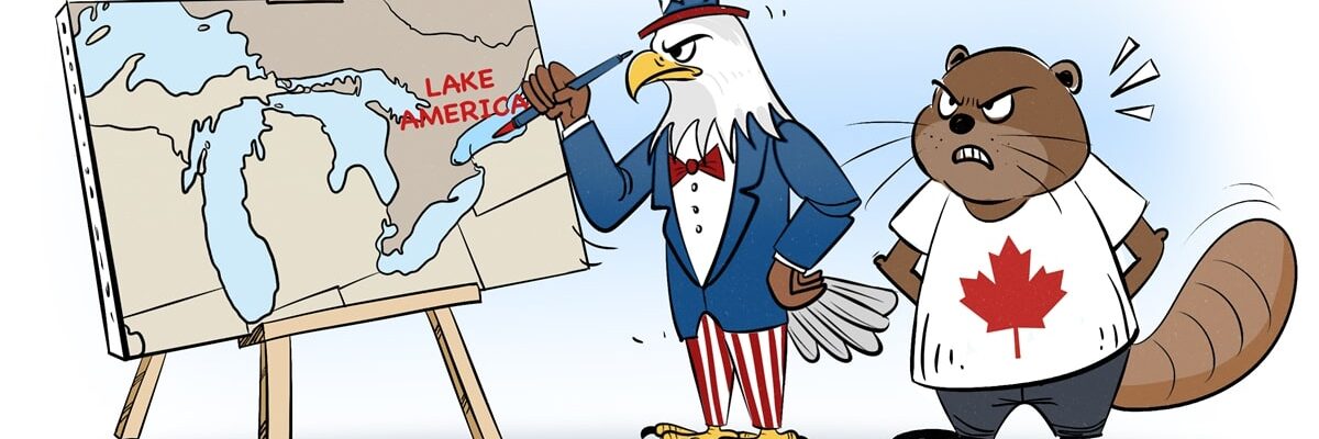 US-Canada spat. Illustration_ Chen Xia_GT