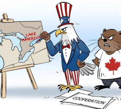 US-Canada spat. Illustration_ Chen Xia_GT