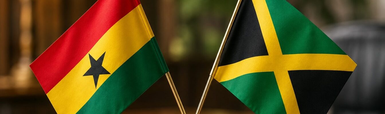 Ghana Jamaica Flag