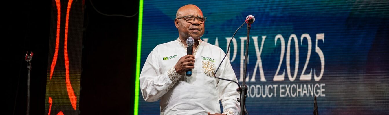 Minister of Tourism, Hon Edmund Bartlett addresses attendees at the JAPEX 2025 welcome ceremony held at Harmony Beach Park last year.