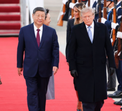 Chinese President Xi Jinping arrived at Joint Base Andrews and was welcomed by US President Donald Trump, in Washington, D.C., the United States, September 23, 2026. _Xinhua