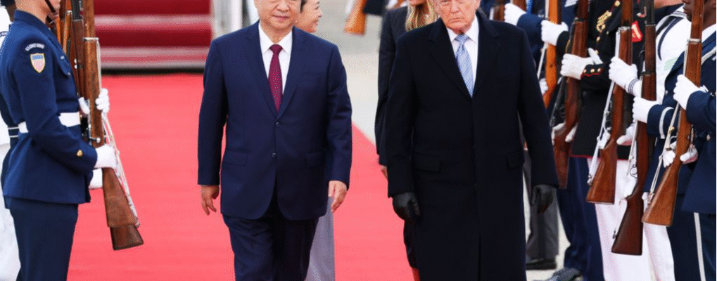 Chinese President Xi Jinping arrived at Joint Base Andrews and was welcomed by US President Donald Trump, in Washington, D.C., the United States, September 23, 2026. _Xinhua