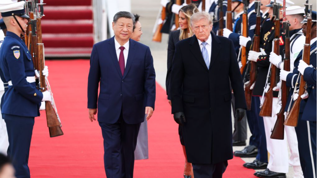 Chinese President Xi Jinping arrived at Joint Base Andrews and was welcomed by US President Donald Trump, in Washington, D.C., the United States, September 23, 2026. _Xinhua