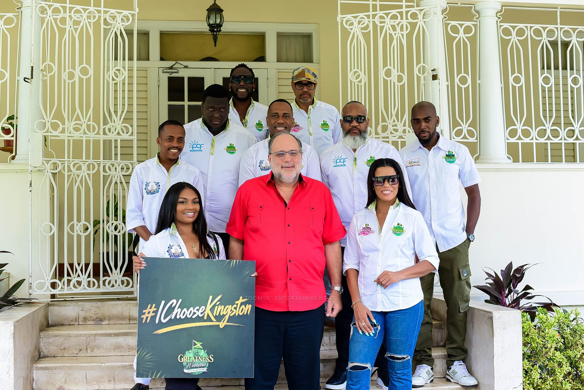 Greatness Weekend Promoters at a Courtesy Call with Mark J. Golding, MP, Leader of the Opposition