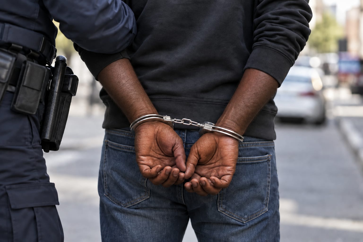 Handcuff arrest