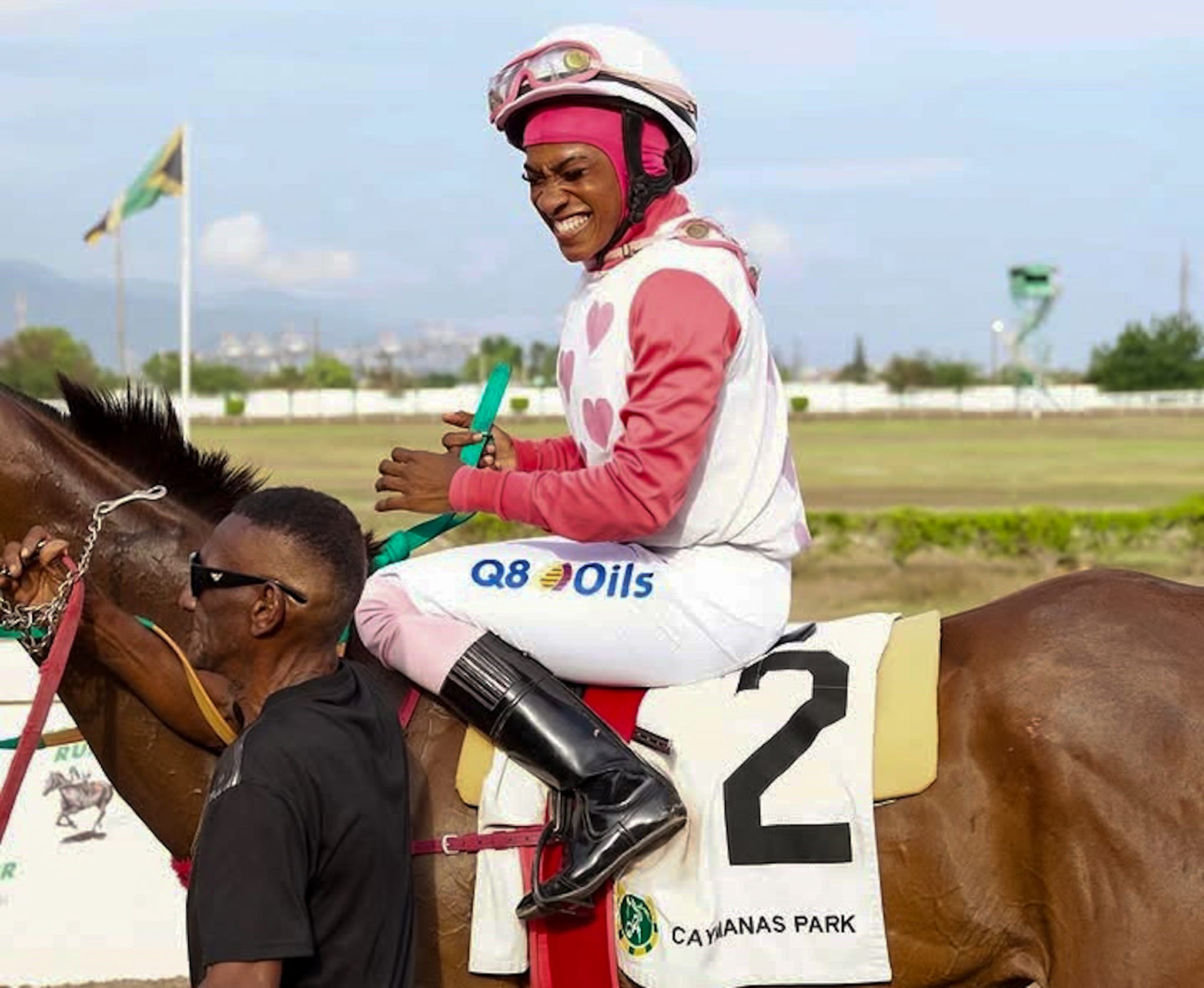 Jamaican jockey Abigail Able 1