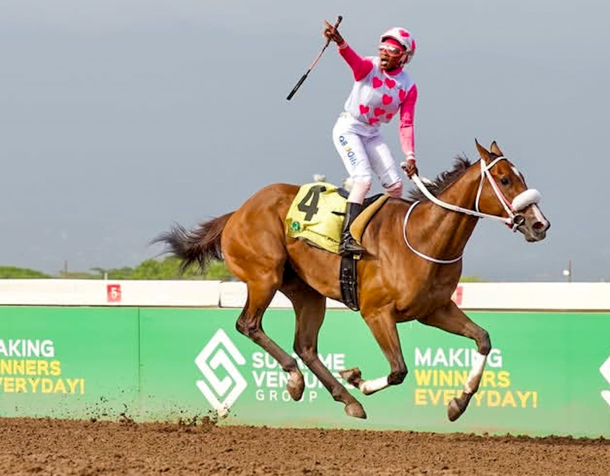 Jamaican jockey Abigail Able 2