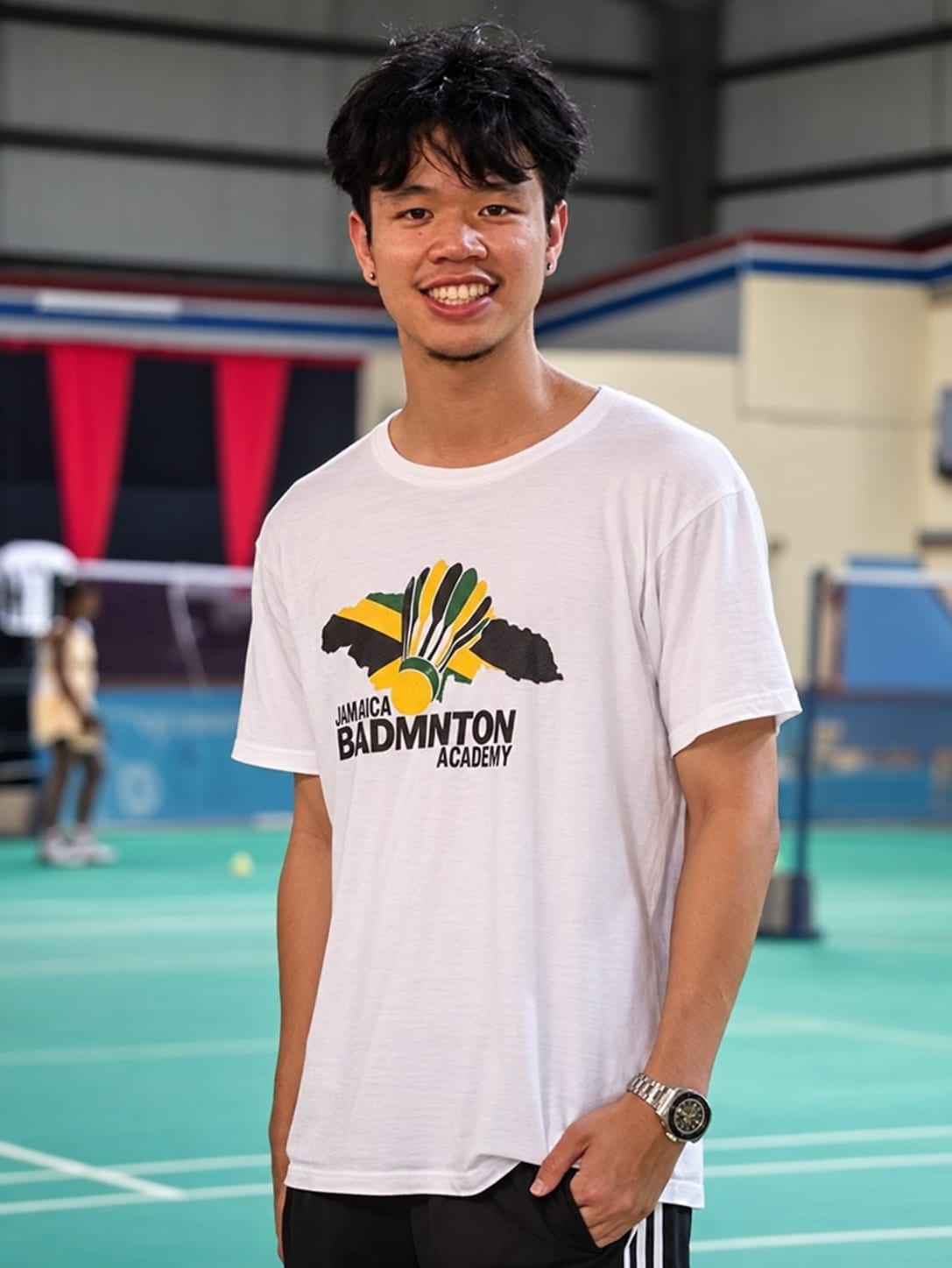 Matthew Lee, Director for the Jamaica Badminton Academy