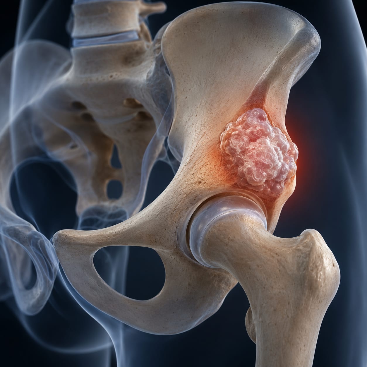 Pelvic chondrosarcoma in clinical detail