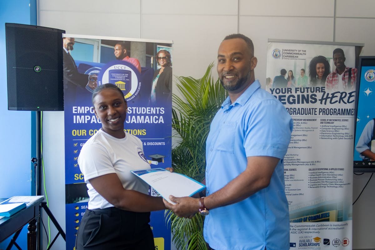 UCC Foundation Scholarship Orientation - Sean Thelwell Scholarship recipient