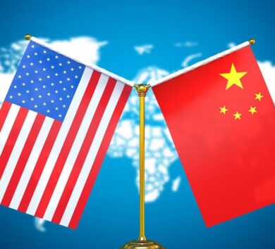 US China Flag