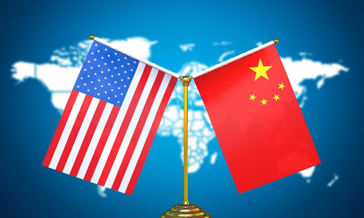 US China Flag