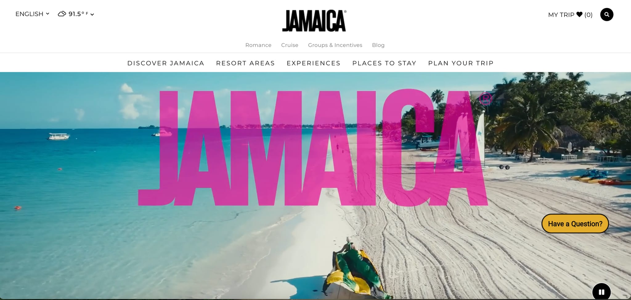 Visit Jamaica Website