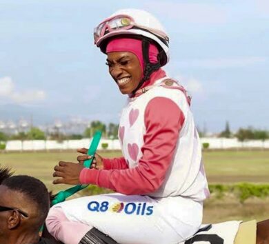 Jamaican jockey Abigail Able 1