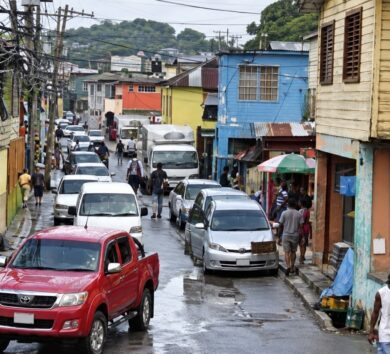 Traffic in Lucea