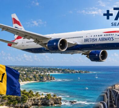 British Airways adds 70% Barbados seats