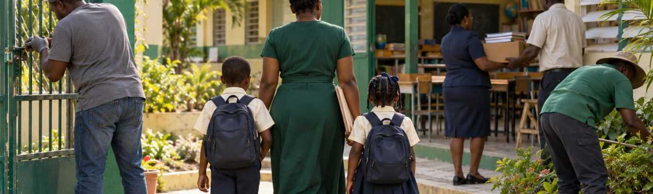Jamaican Community Supports School and Teacher (1)
