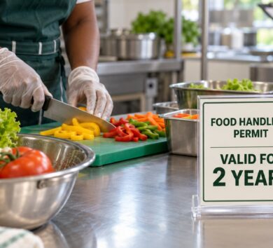 Two-year Jamaican food handler permit