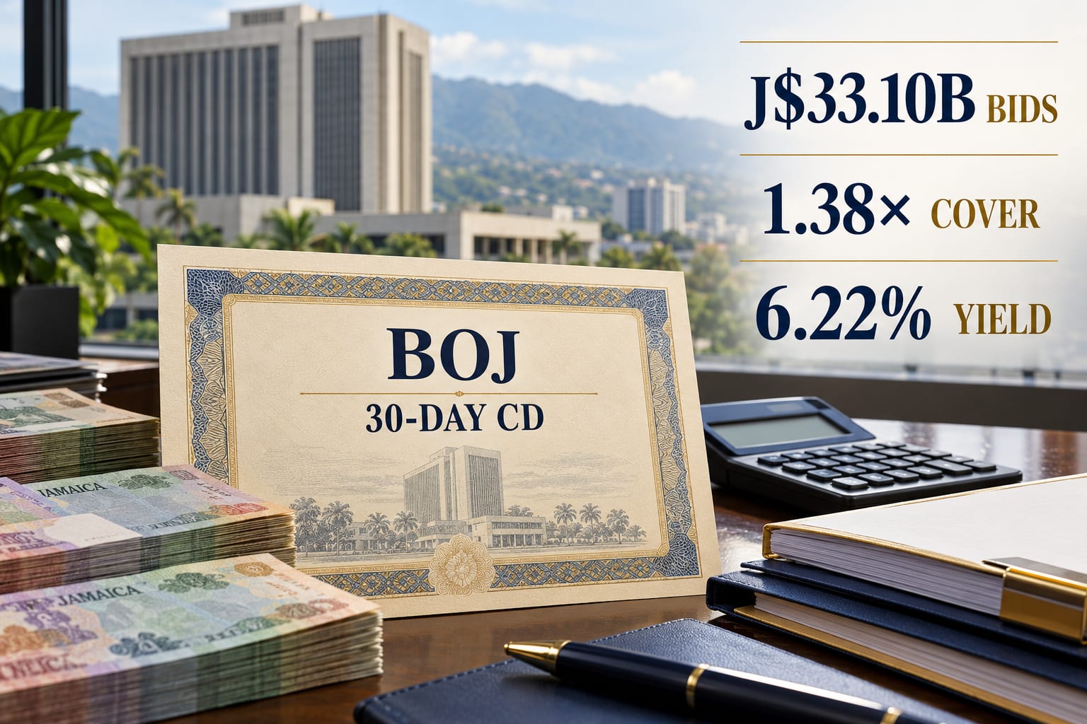 BOJ 30-day CD auction