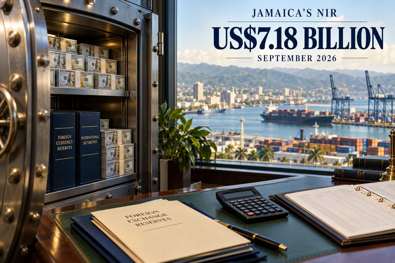 Jamaica’s reserves reach US$7.18 billion