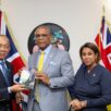 Exchange of Gifts between Jamaica and TCI with Premier and Governor receiving